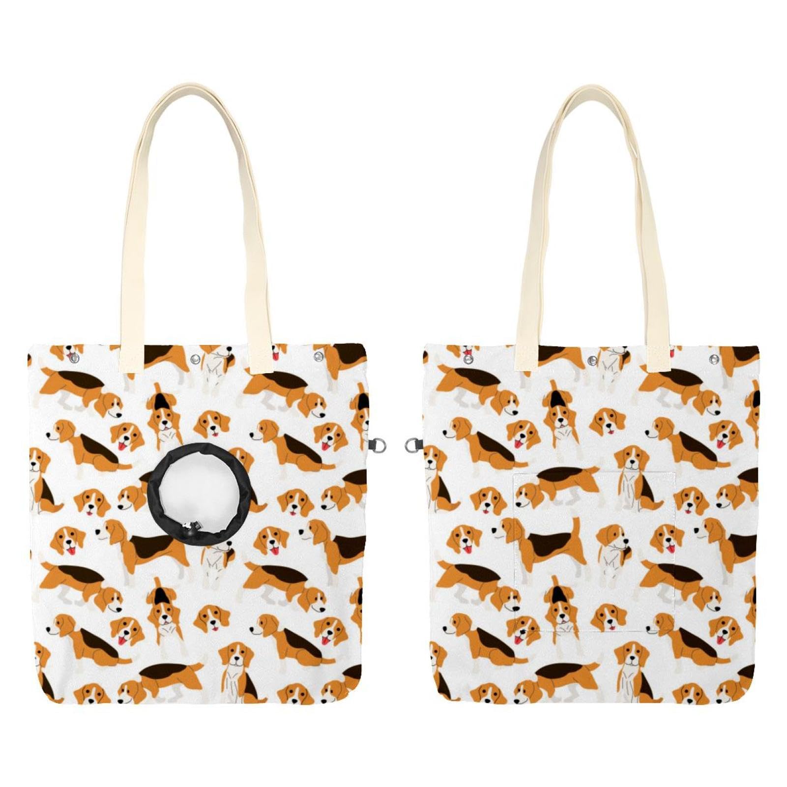 Sac de transport confortable avec bandoulière large Beagle Dog Action