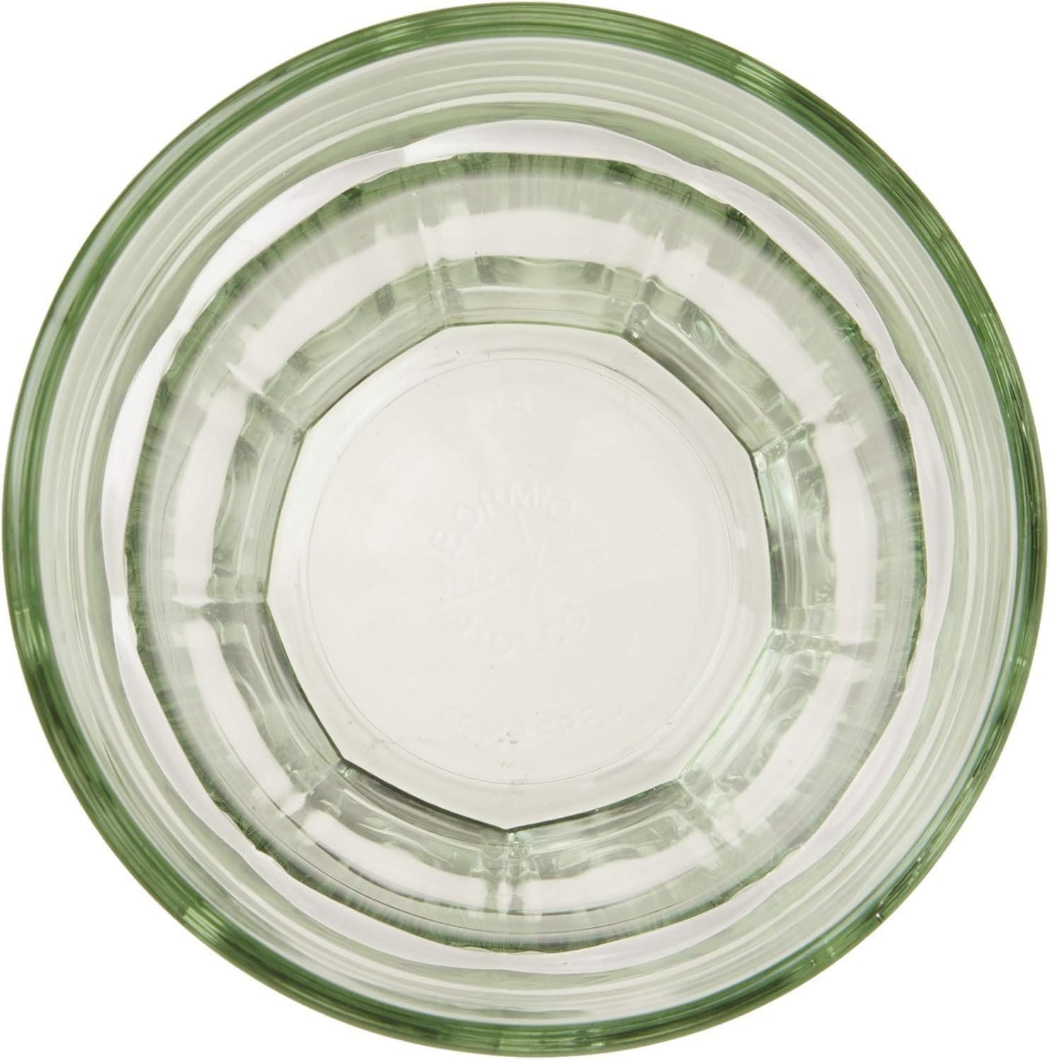 Bormioli Rocco Rock Bar Lounge - Set di 6 bicchieri impilabili per long drink, 354 ml, colore: menta