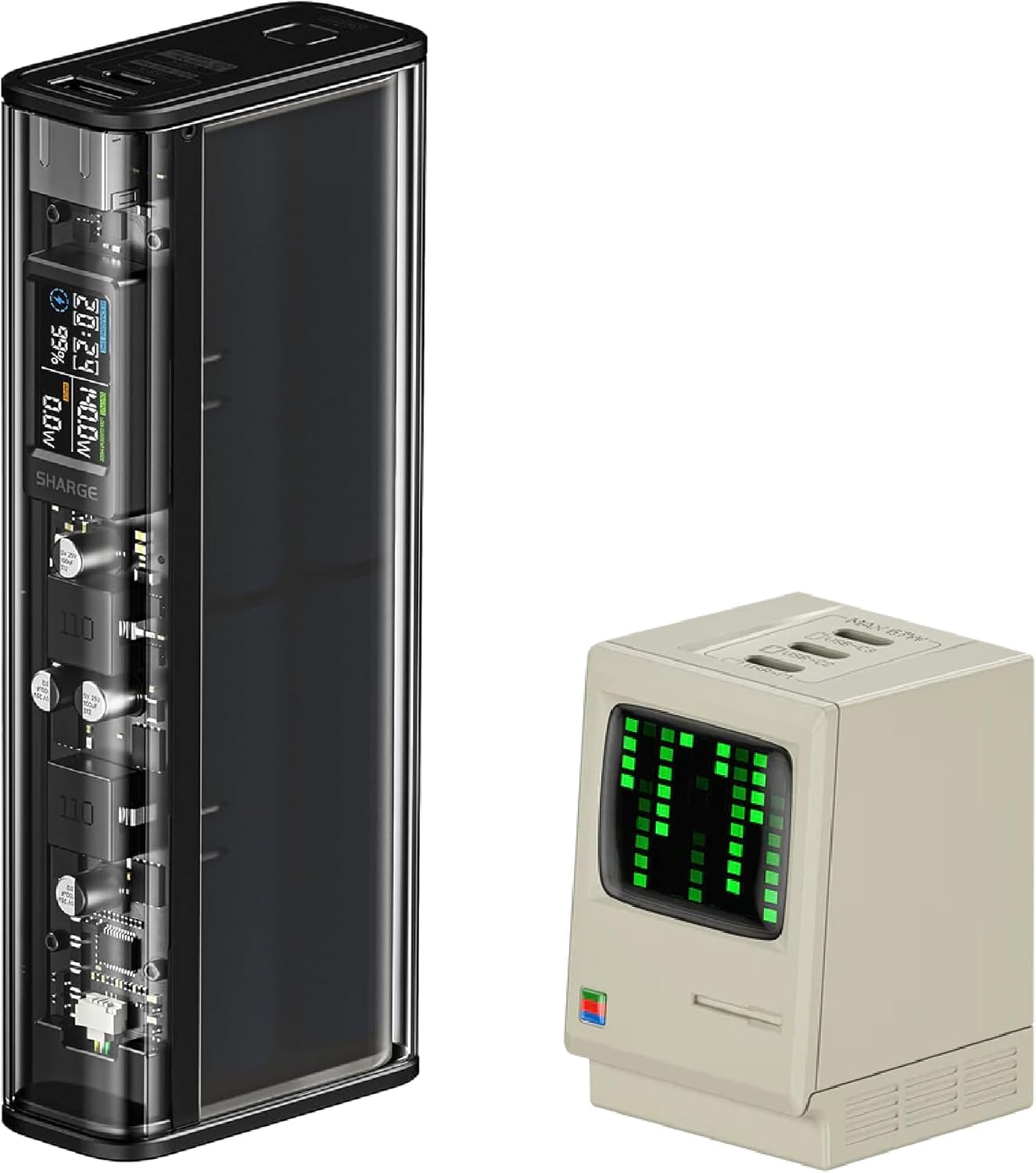 Shargeek 140 Power Bank Retro 67 GaN Charger