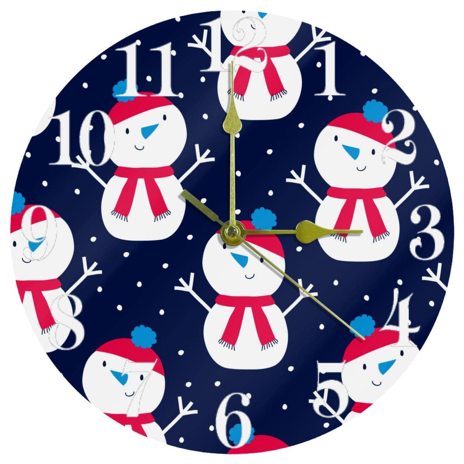 Horloge murale de Noël pour égayer la décoration de votre bureau