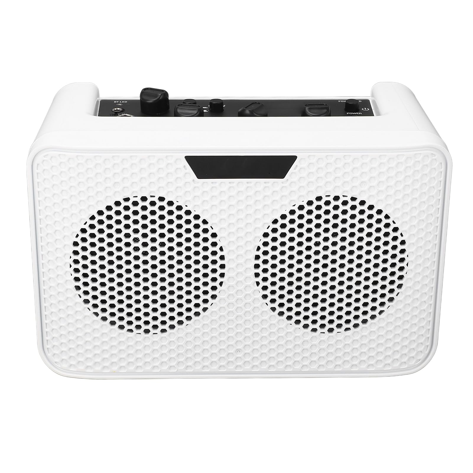 Domary Amplificatore per Chitarra Elettrica Delay Amplificatore per Chitarra Uscita da 10 W Porta di Ingresso da 1/4 Pollici Jack Cuffie 3,5 Mm Ingresso AUX e MIC