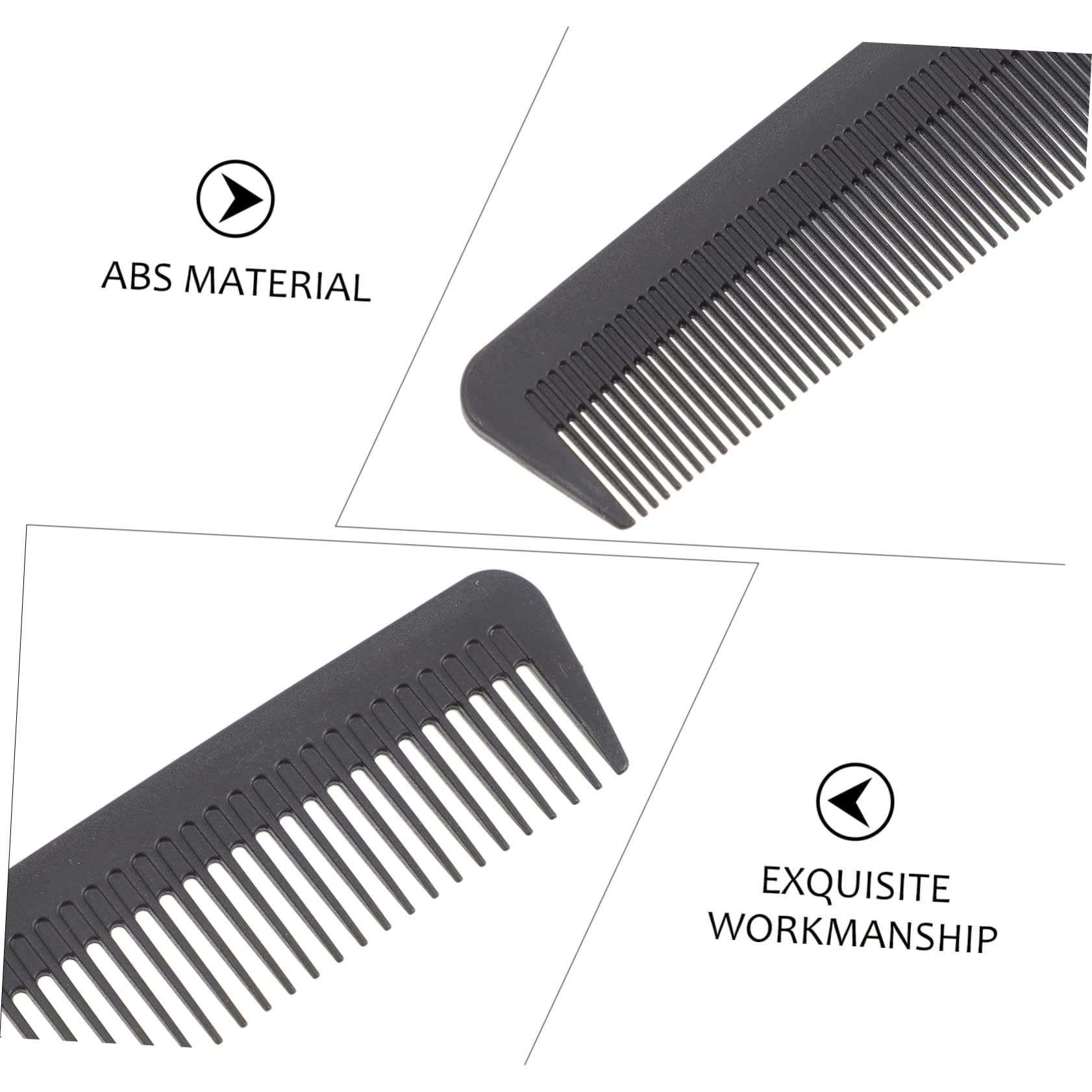 Baluue 24stücke Teiliges Feinen Und Zahnkämmen Kunststoff Für Und Antistatisch Für Haarschnitt Und Styling Geeignet Für Dünnes Und Dickes Haar Und Trocken