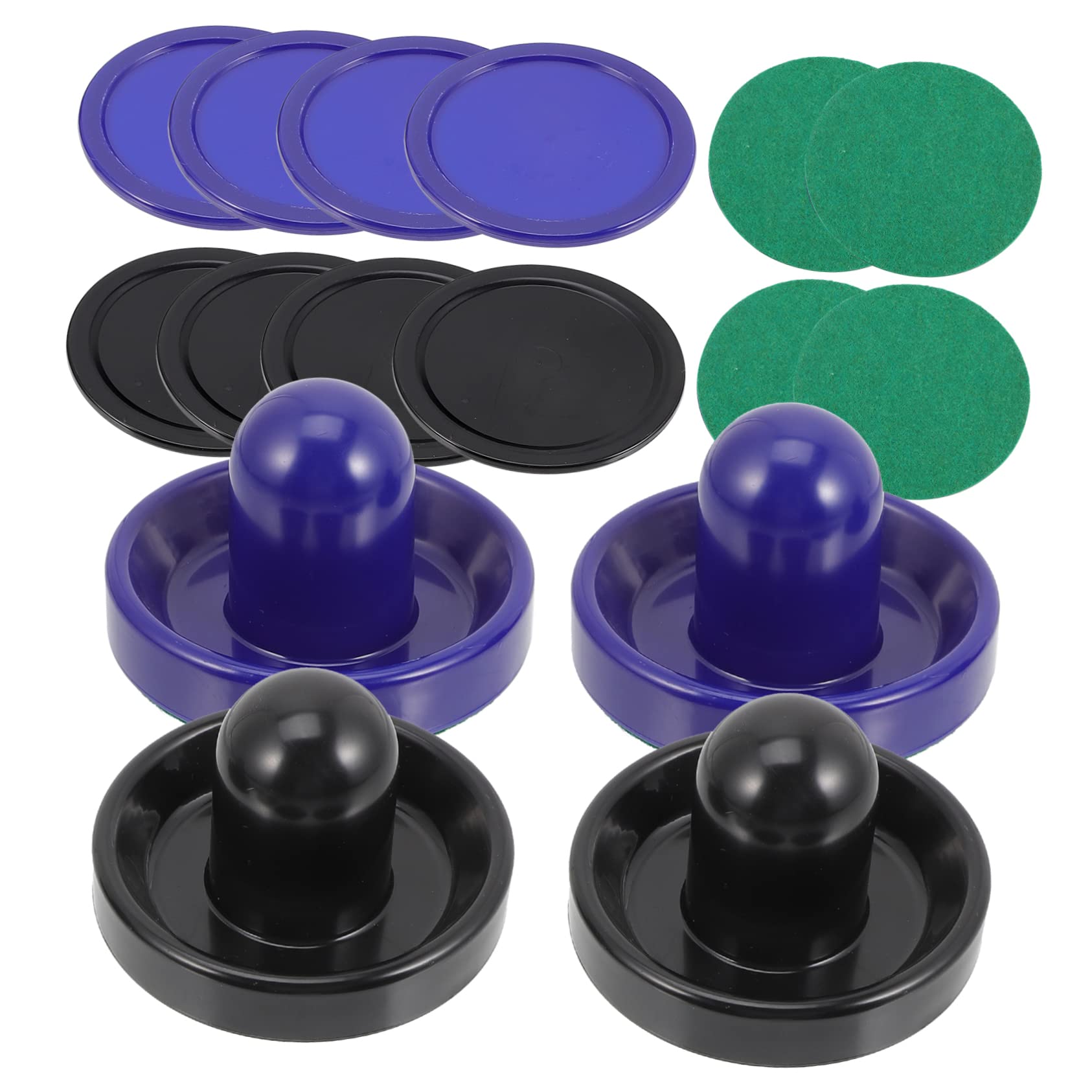 NAMOARLY Complete Hockey Table Set Air Hockey Paddles Goal Handles for Home Arcade Use