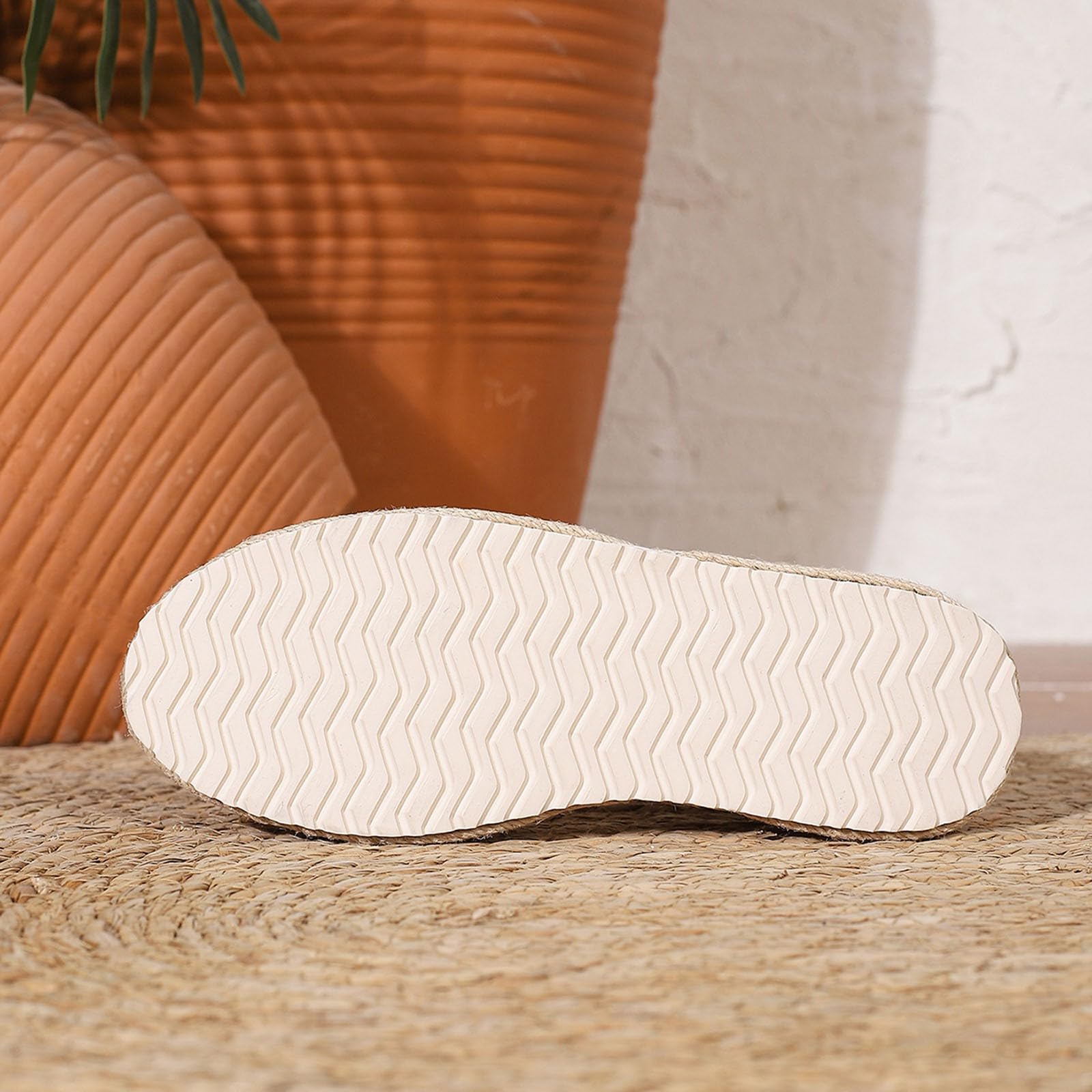 Sandalias Mujer Cuña Verano,Sandalia Mujer Comodas,de Verano Tipo Alpargata con de Cuerda y Tira para Atar al Tobillo para Comodidad Informal Plataforma Casuales para Senderismo Sandalia