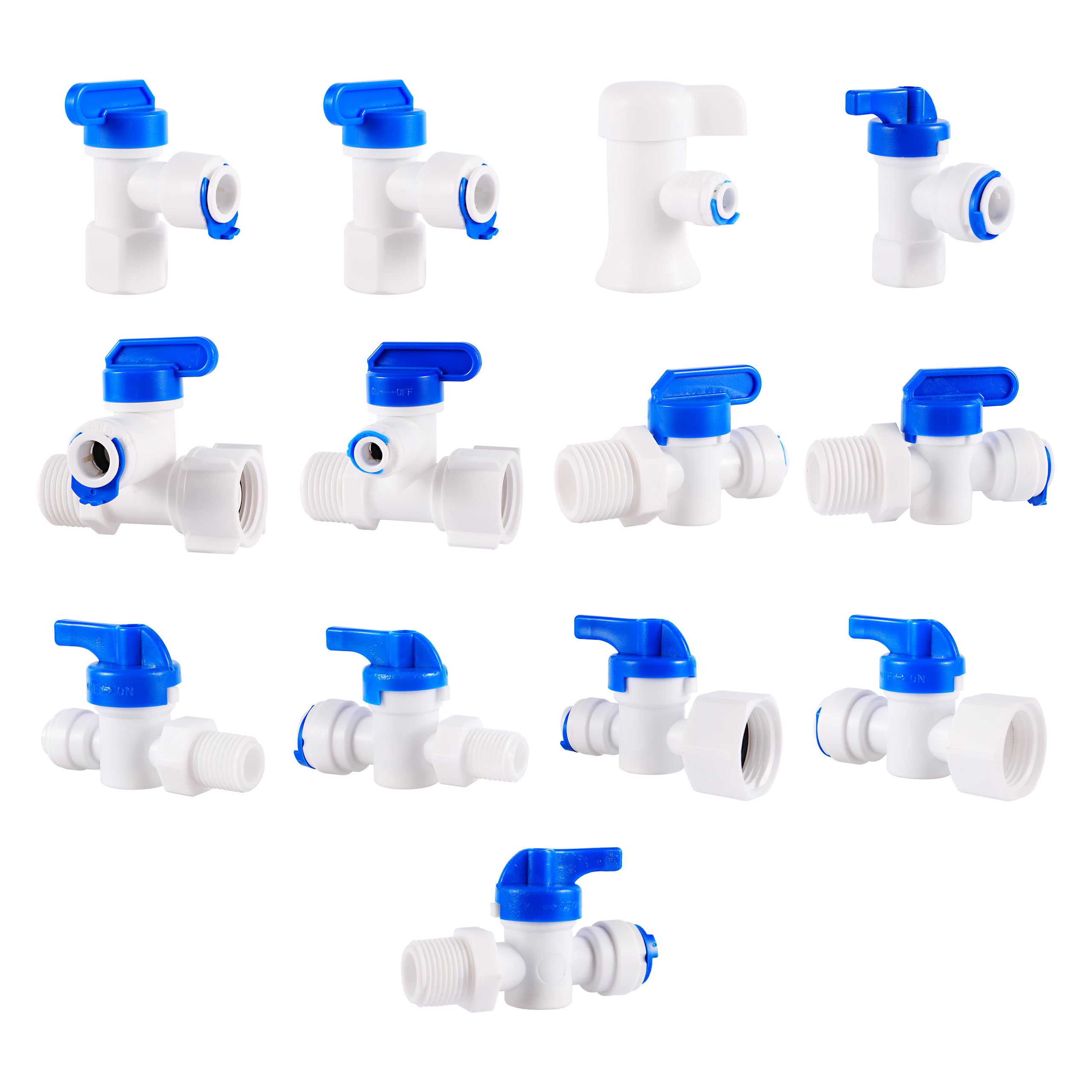 OD 1/2" 1/4" 3/8" connessione rapida a pressione per irrigazione giardino prato RO acqua sistema osmosi inversa 1 pezzo (2311)