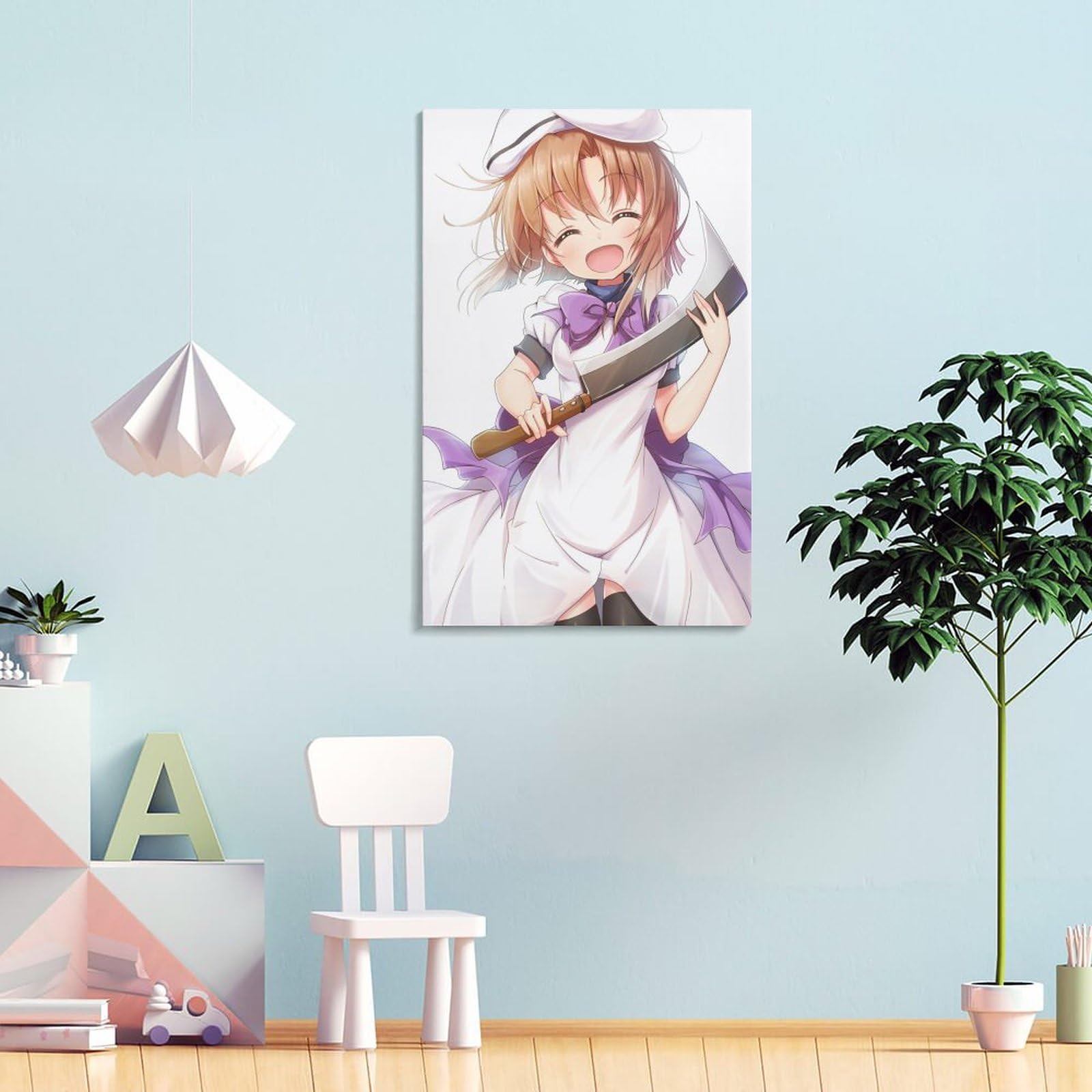 Amazon.co.jp: 絵画 壁掛け 竜宮レナ ひぐらしのなく頃に インテリア