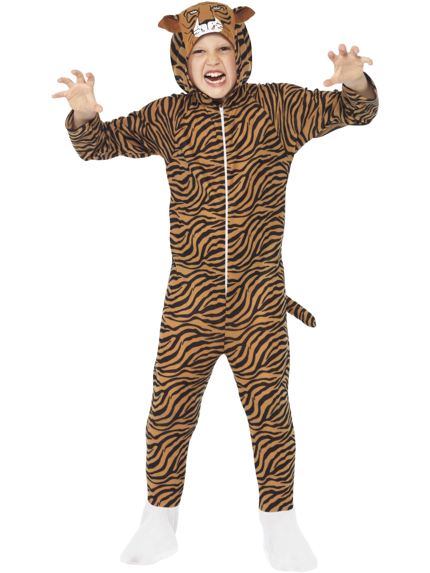 Smiffys Unisex Kids Brown Tiger Costume Child