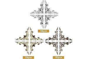 150PCS Corner Protector, 3 Colors Iron Guard Edge Cover, Vintage Antique Metal...