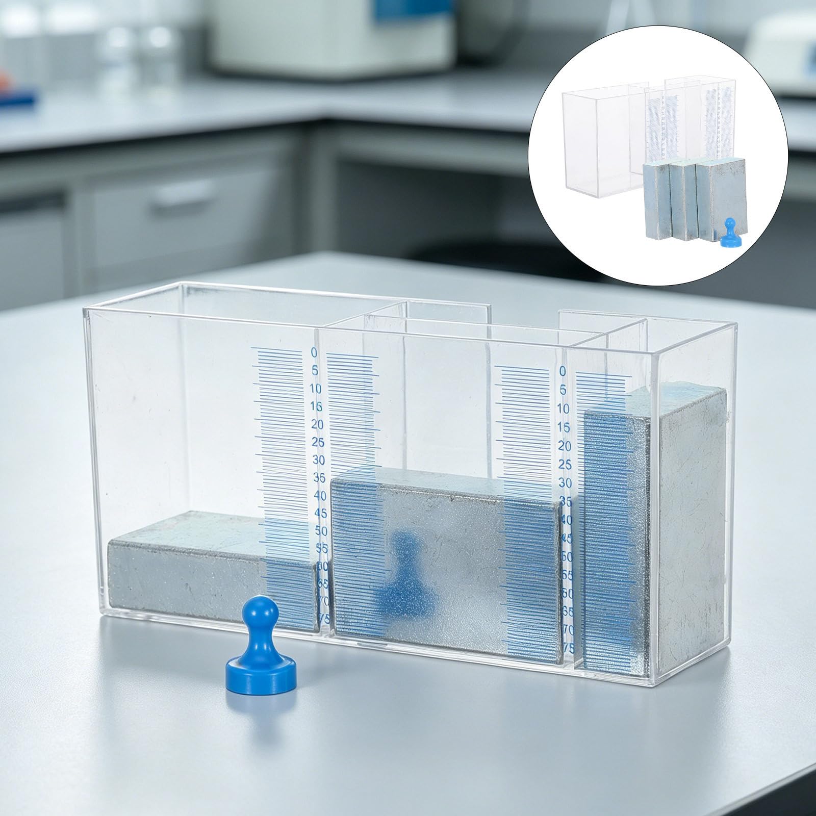 PRETYZOOM Equipo con Materiales Resistentes y Diseño Compacto Experimental de Presión para Demostración Didáctica para Uso en Laboratorio