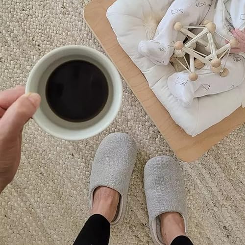 Miniatura 8 de The Knitted Co. Alfombra de área 100% yute de 9 x 12 pies, diseño trenzado aproximadamente, tejida a mano, teñida a mano, de fibras naturales,