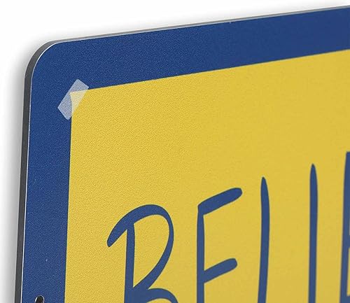 Miniatura 4 de Open Road Brands Ted Lasso Believe - Letrero de metal pequeño para cueva de hombre oficina o dormitorio