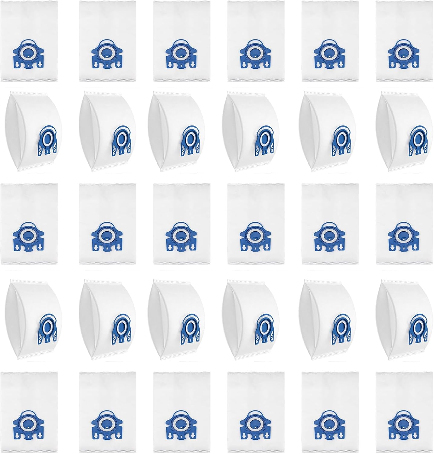 30 Pack 3D Airclean GN Vacuum Bags Compatible with Miele Classic C1, Complete C1, Complete C2, Complete C3, S227/S240 S270 S400i S600 S2 S5 S8 Series