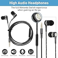 Vista 7 de Caikwen 28 in 1 Carrying Bundle for Nintendo Switch Bundle with Case, Switch Accessories Bundle Compatible With Nintendo Switch Oled, Accessory