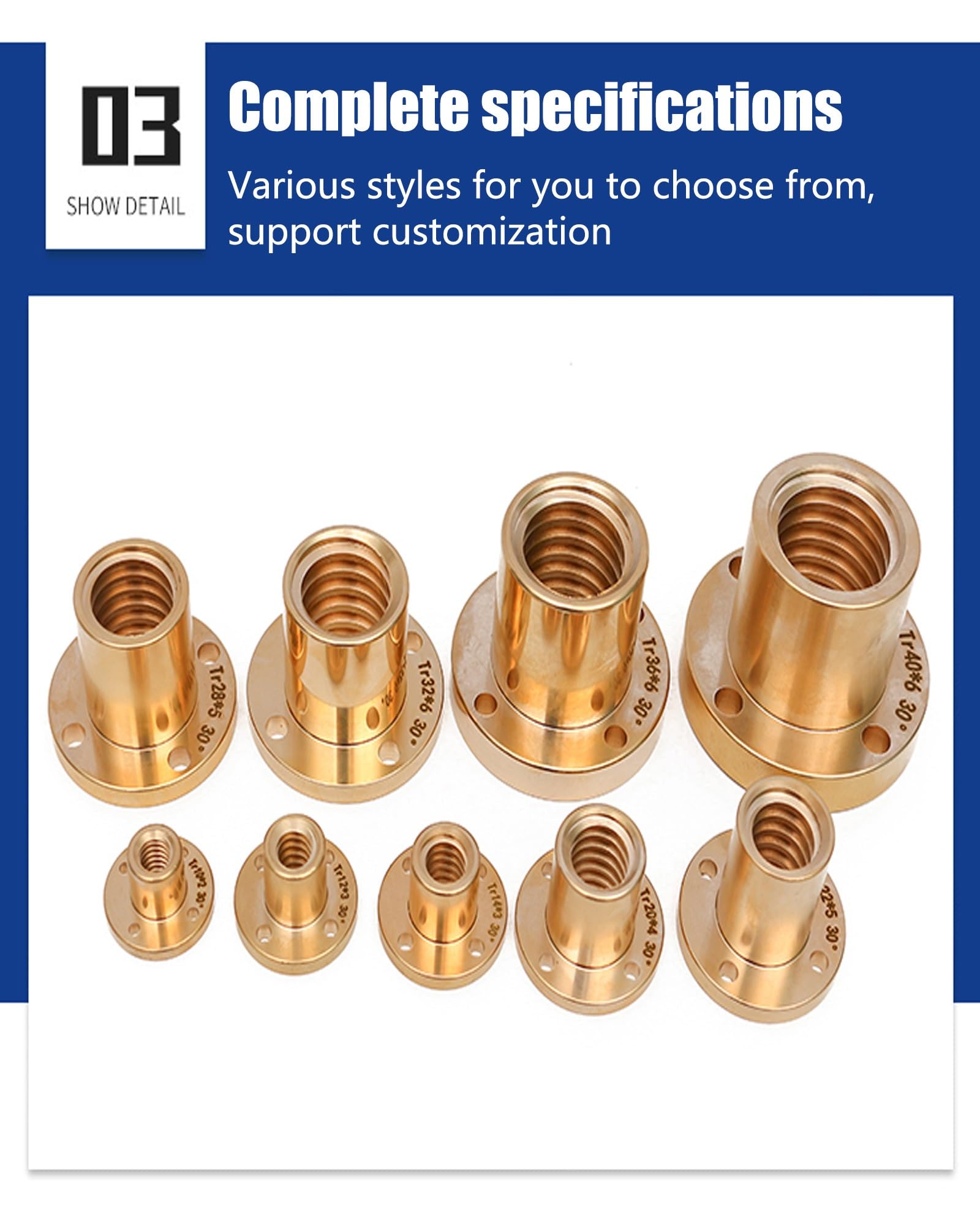 Kugelumlaufspindel for CNC-Werkzeugmaschinen, 3D-Drucker, T8/T10/T12, Leitspindel, Rechts-Links-Länge 200–500mm, Steigung 2mm, Steigung 2mm, for Linearführungen, Motorschrauben(T8*2 * 300mm Kugelumlaufspindel for CNC-Werkzeugmaschinen, 3D-Drucker, T8/T10/T12, Leitspindel, Rechts-Links-Länge 200–500mm, Steigung 2mm, Steigung 2mm, for Linearführungen, Motorschrauben(T8*2 * 300mm