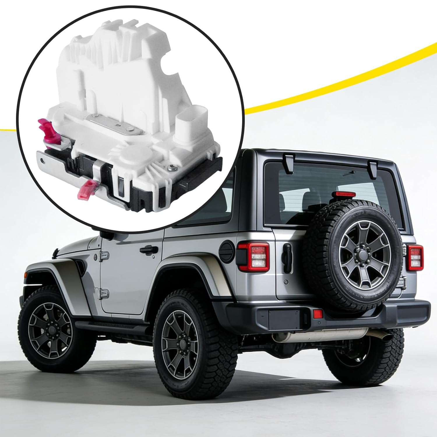 Front Driver Side Door Lock Actuator Motor Replacement for 68250661AC Fit for Dodge Durango 2016-2026 for Jeep Grand Cherokee 2016-2022