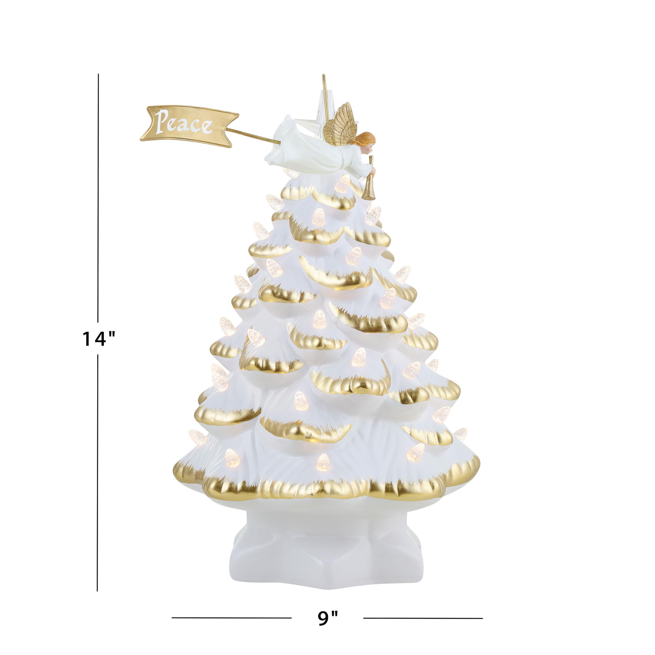 Amazon.com: Mr. Christmas Nostalgic Ceramic Christmas Tree with