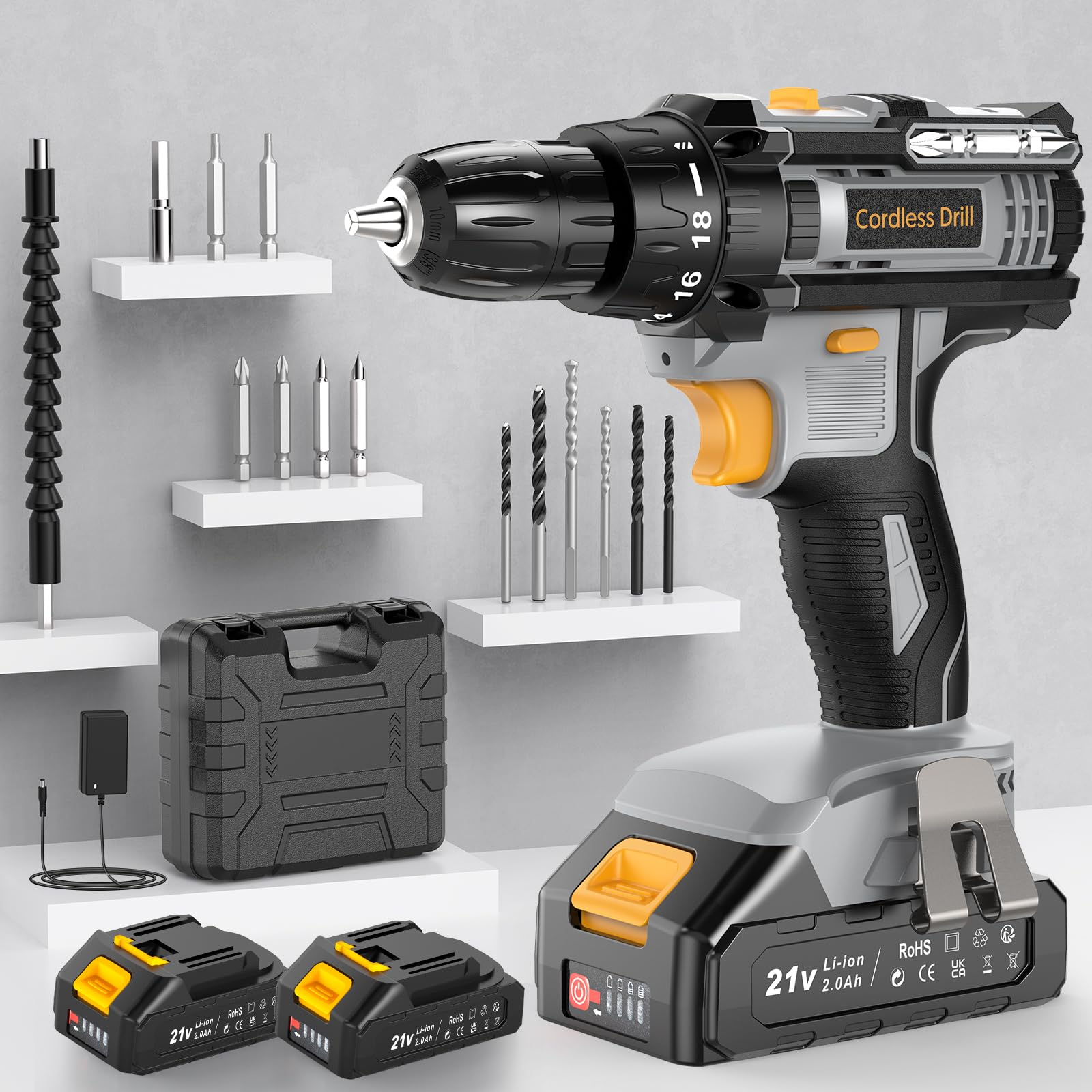 LEEIKOO Cordless Drill