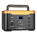 Duracell Portable Power Station 1000W (1050Wh/120V) Lithium Battery Backup Portable Generator - Power Outages, Home Emergency Kits, Camping, Backyard