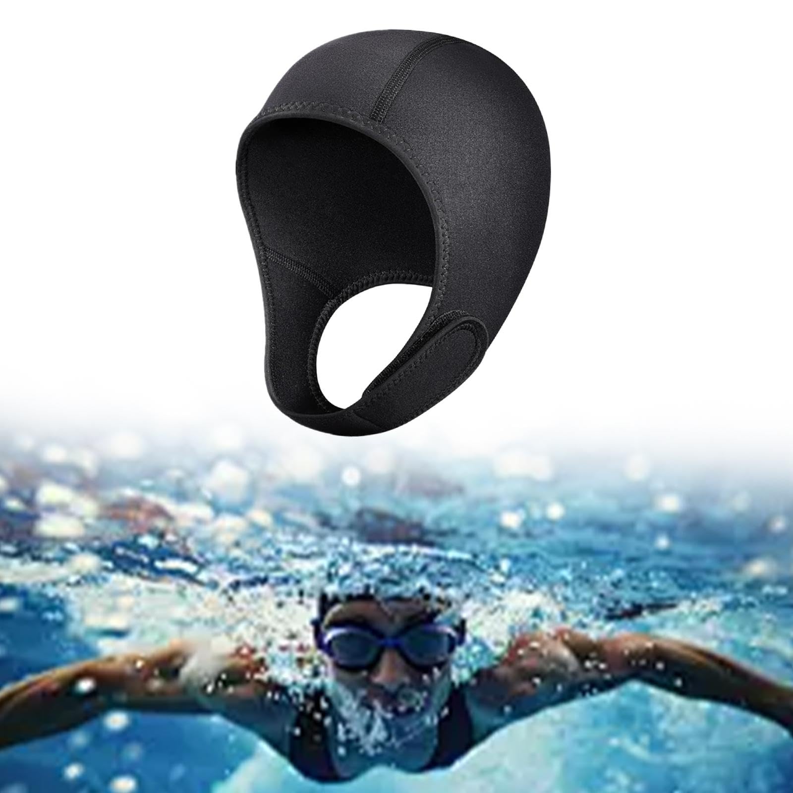 QSTDGVPW Diving Hood Swim Cap Thermal Wetsuit Hood Surf Beanie for Sailing Canoeing Snorkeling