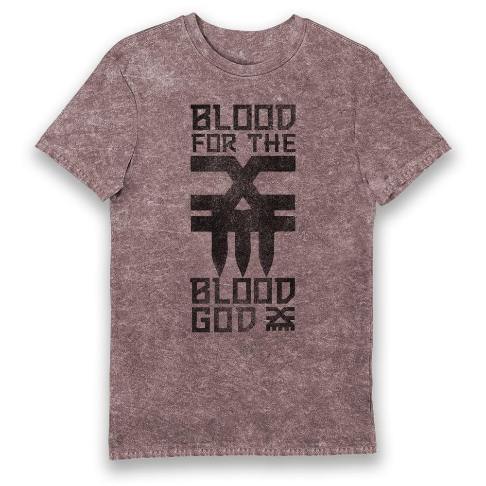 Bioworld Warhammer 40,000 Blood for The Blood God Eco Wash T-Shirt (Small) Red