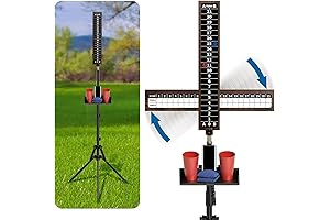 Premium Cornhole Score Keeper with Integrated Drink Holder