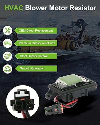 Miniatura 2 de SCITOO Regulador de resistencia del motor del soplador de HVAC para 2003-2006 para Chevrolet Suburban 1500,2500, para Tahoe, para GMC Yukon, para