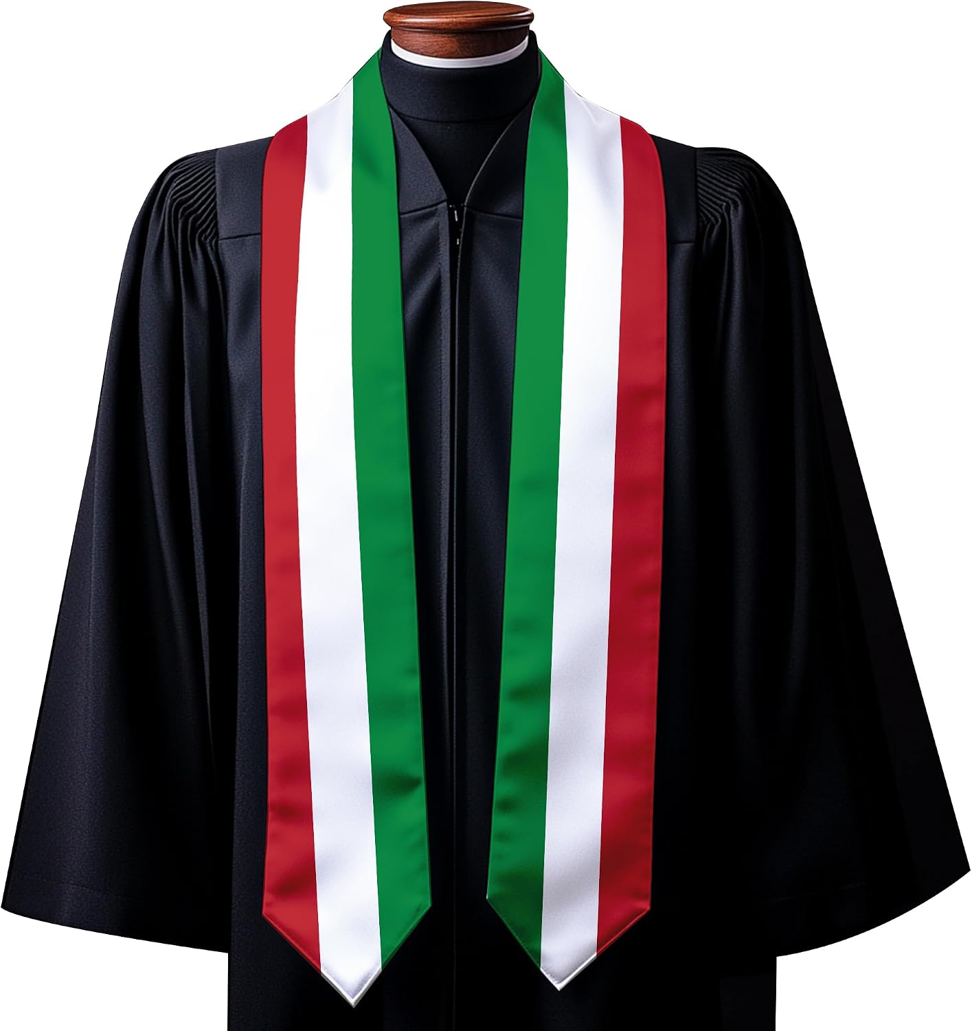 National Flag Graduation Sash Stole Scraf for Global International Study Abroad Adult Unisex