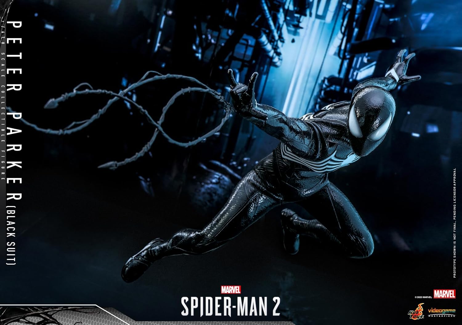 Video Game Masterpiece Marvel's Spider-Man 2 Peter Parker/Spider-Man (Black Suit) 1/6 Scale Figure