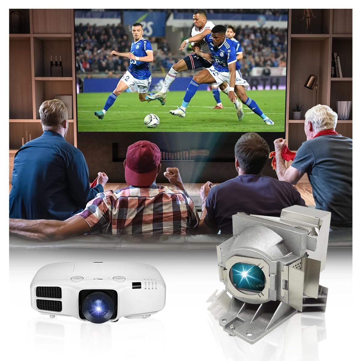 5J.JEE05.001 Lampada proiettore di ricambio con alloggiamento per Benq HT2050 HT2150ST HT2050A HT3050 W1110 W1210ST W2000 W2000+ Videoproiettore