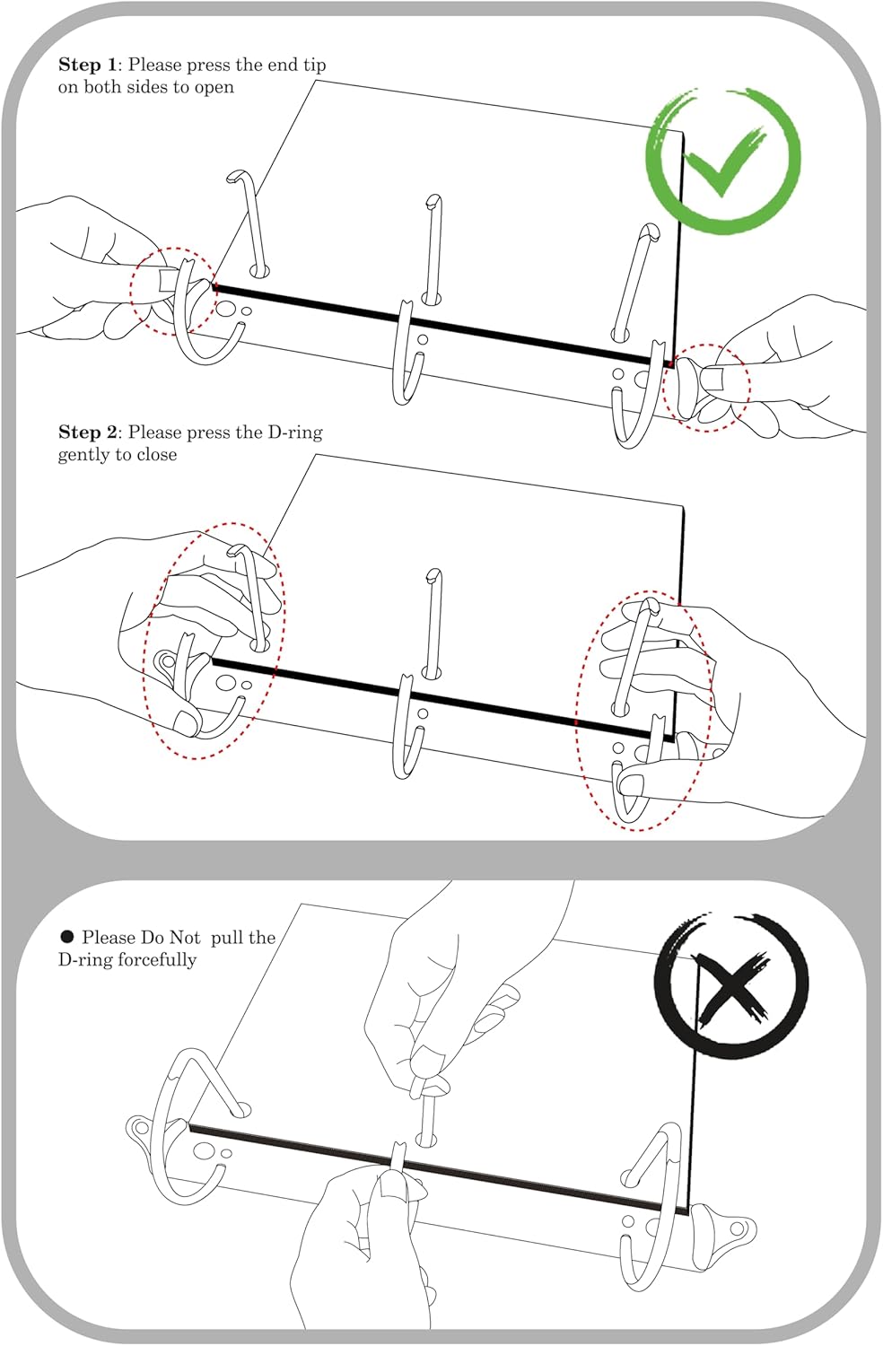 Zipper Binder 3 Ring, 700 Sheets Capacity, Binder 3 Inch with Shoulder Strap Fits 13 Inch Laptop for School and Office,Black