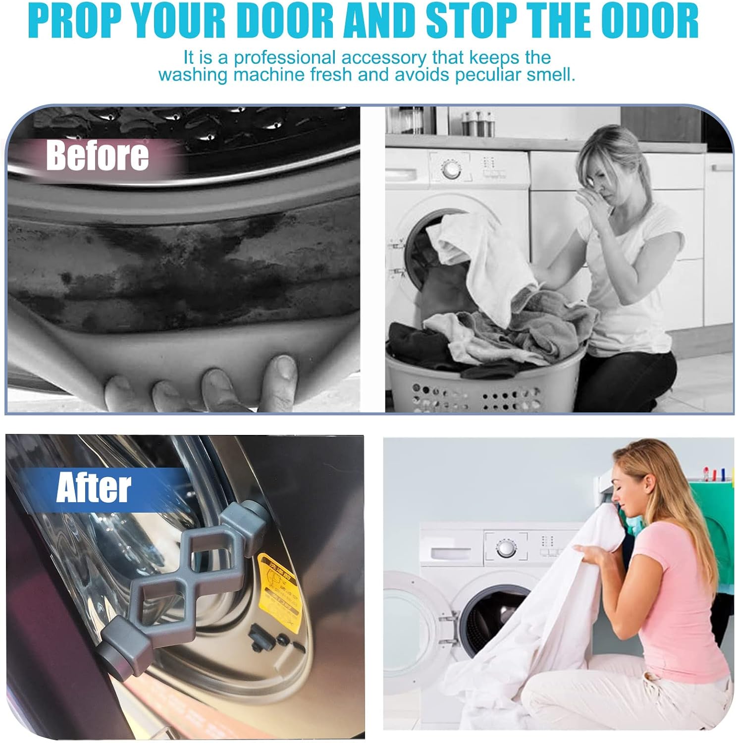 Buy NICENICY Washer Door Holder, Front Load Washer Door Prop