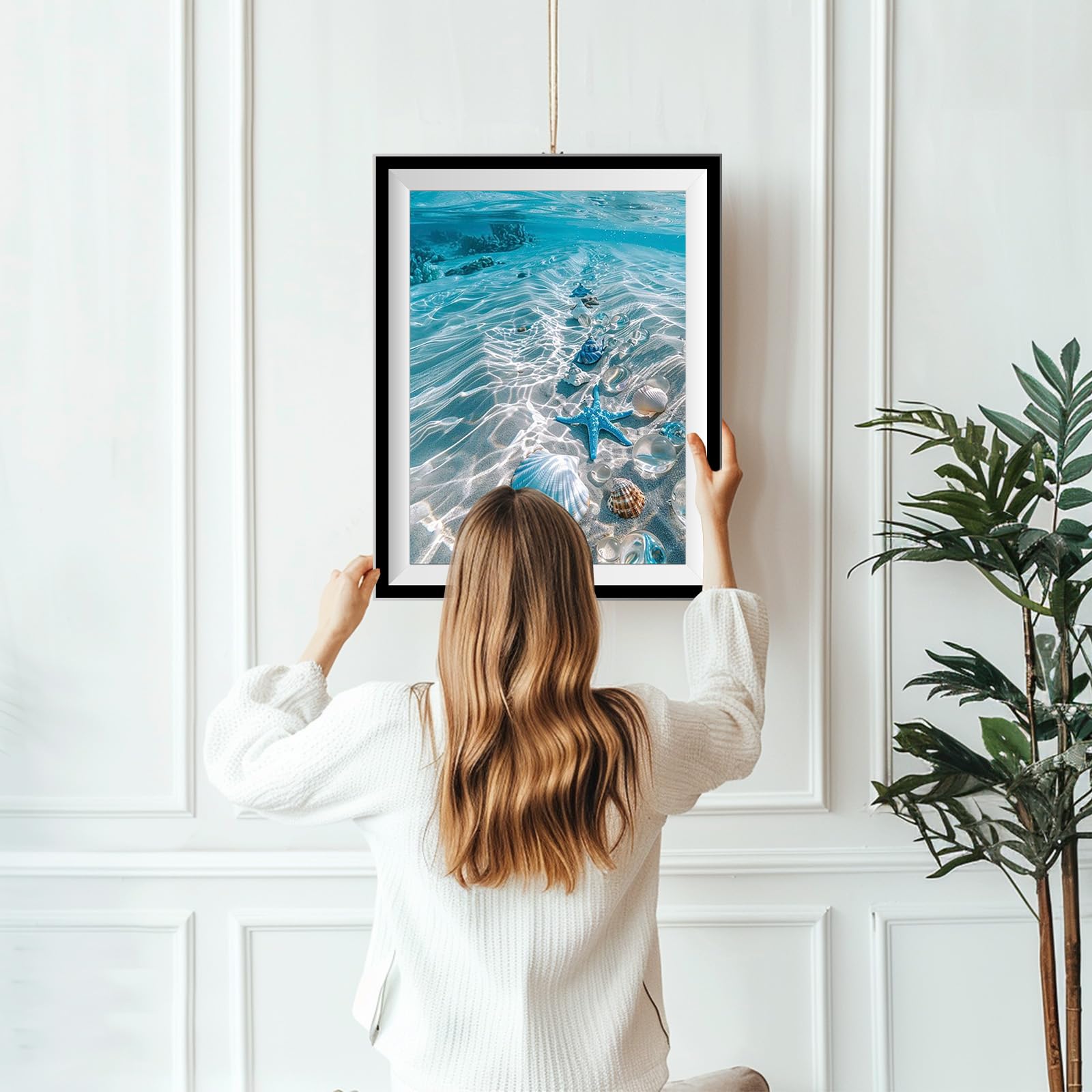HEIBAGO 5D Diamond Painting Kits Voor Volwassenen, DIY Bloem Leeuw