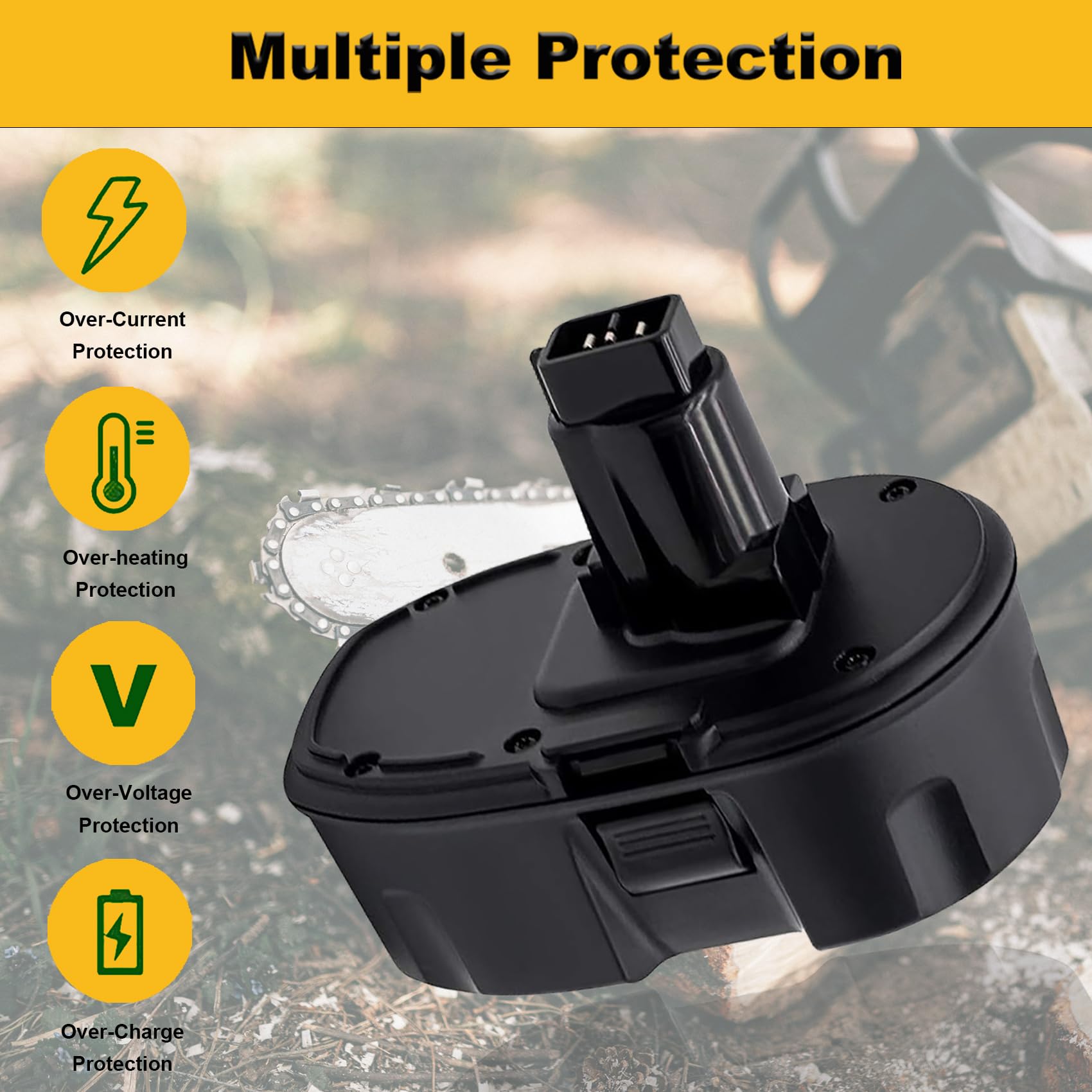 DEWALT 18V Battery Rebuild Service - For DC9096 & All DEWALT 18 Volt NiCd Batteries