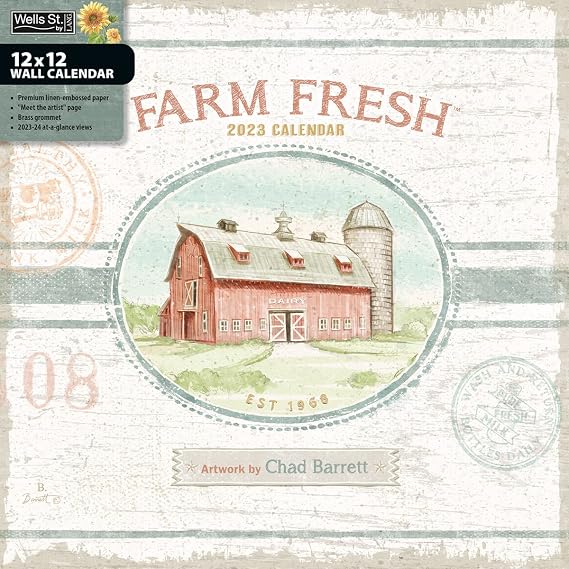 Amazon WSBL Farm Fresh 2023 12X12 Wall Calendar 23997001745 amazon-wsbl-farm-fresh-2023-12x12-wall-calendar-23997001745