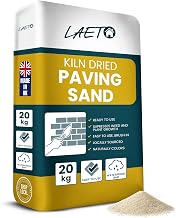 Laeto Kiln Dried Sand 20kg Silica Paving Sand for Blocks & Patios | Premium silica sand, for block paving, patios, driveways, artificial grass, landscaping and horticulture