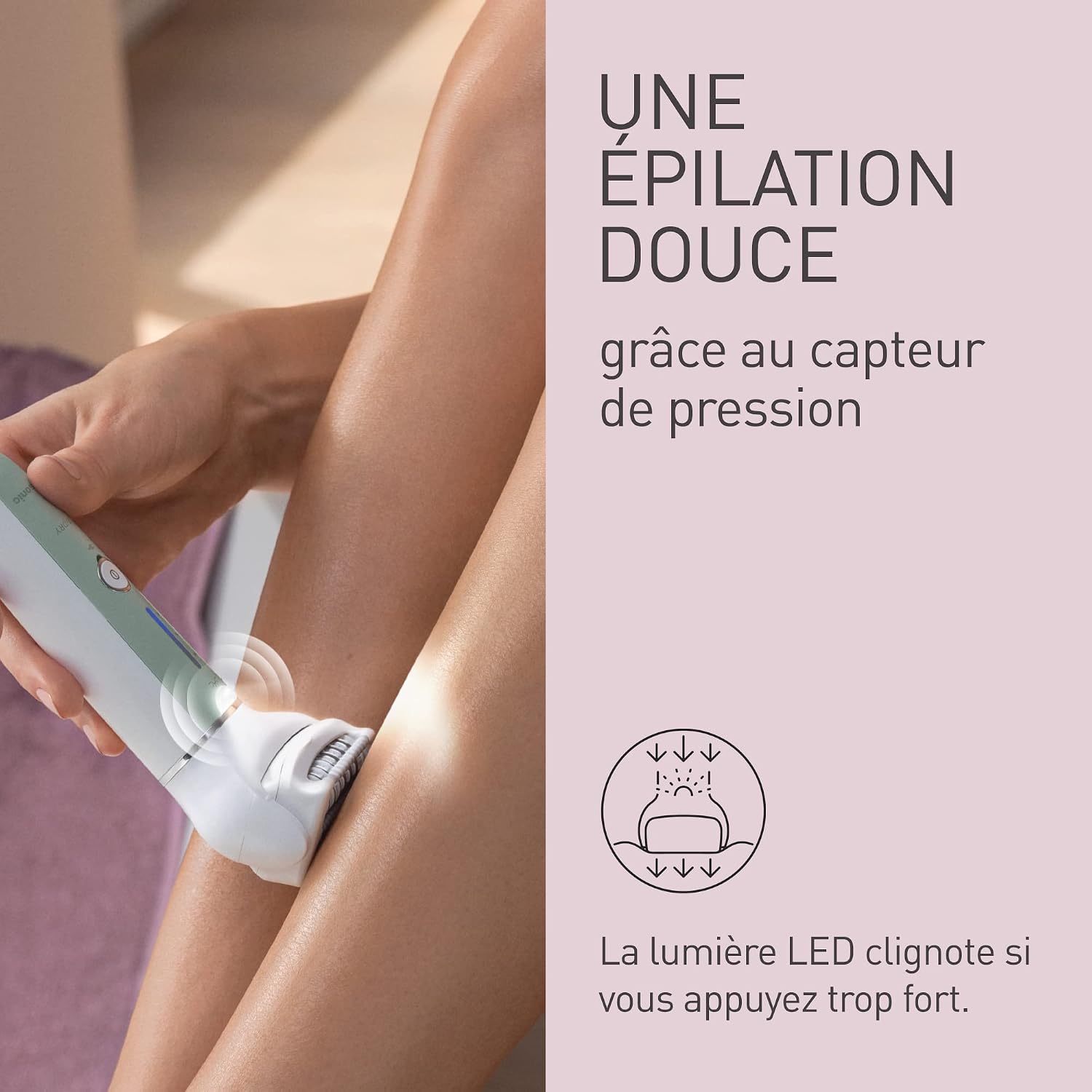 épilateur électrique – vue détaillée