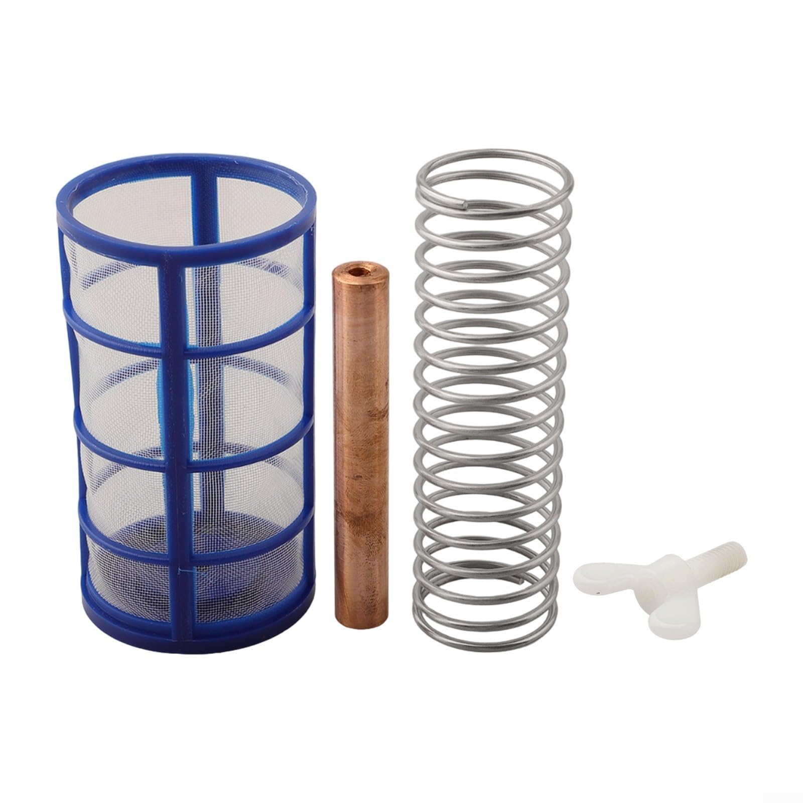 Ionizador solar de repuesto de ánodo de cobre Rod para purificador de piscina, 105 mm, paquete de 4