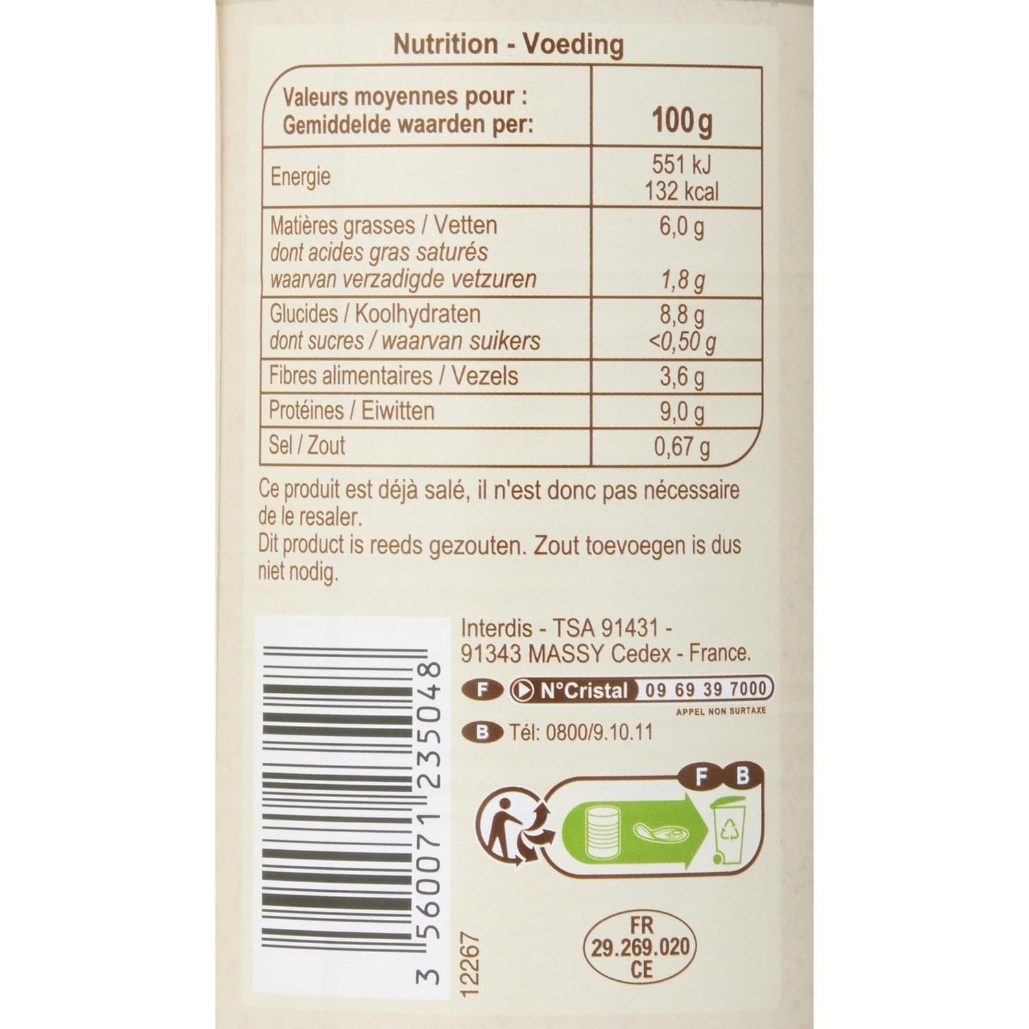 Un repas complet et sans conservateur avec le cassoulet à la saucisse de Toulouse CARREFOUR BIO, format 420g - Lot de 3