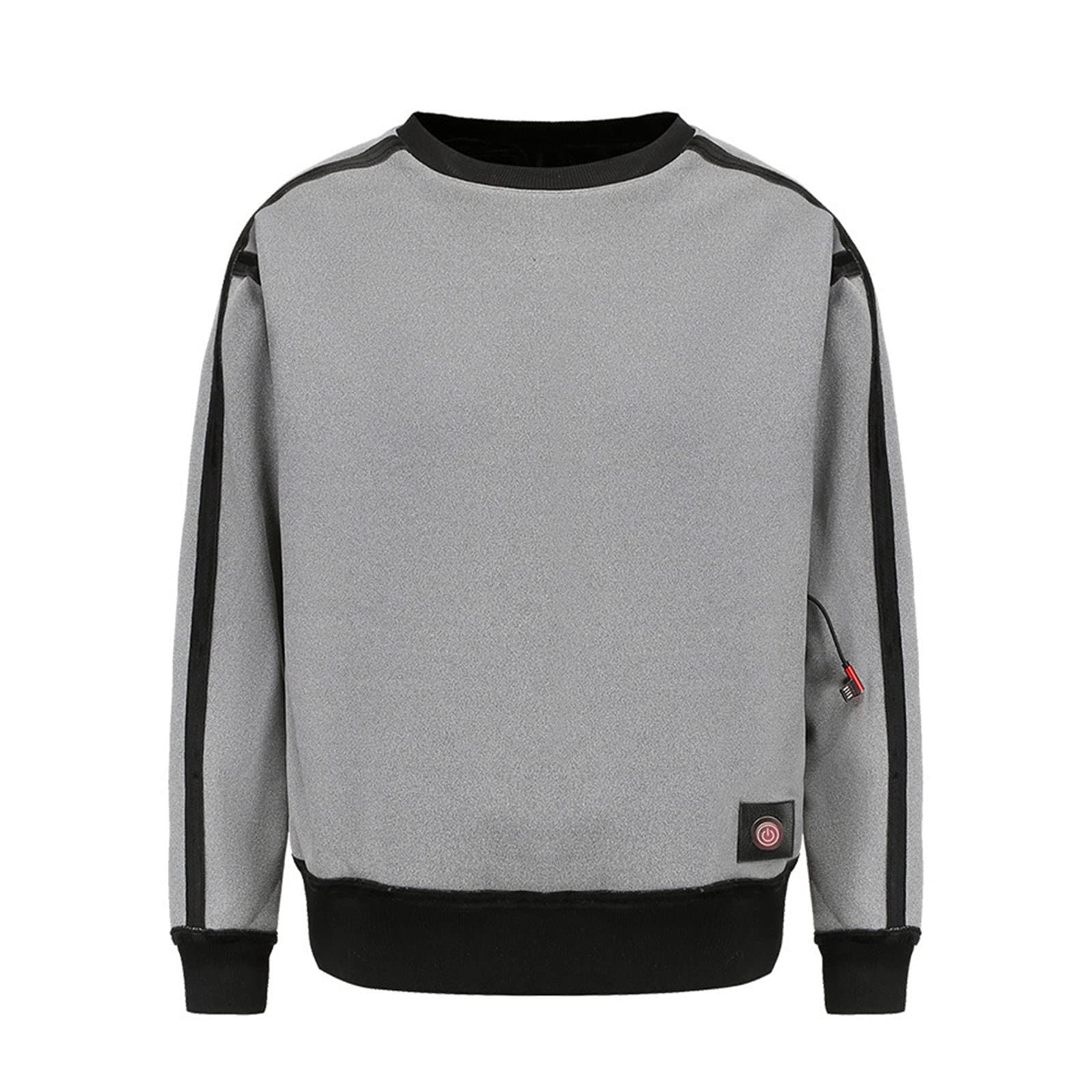 NUSGEAR Jersey Calefactable, 2024 Sudaderas Camiseta gruesa Calentador para Hombre Mujer Termico Lavable Jersey Camping Senderismo Esquí Pesca Moto al Aire Libre