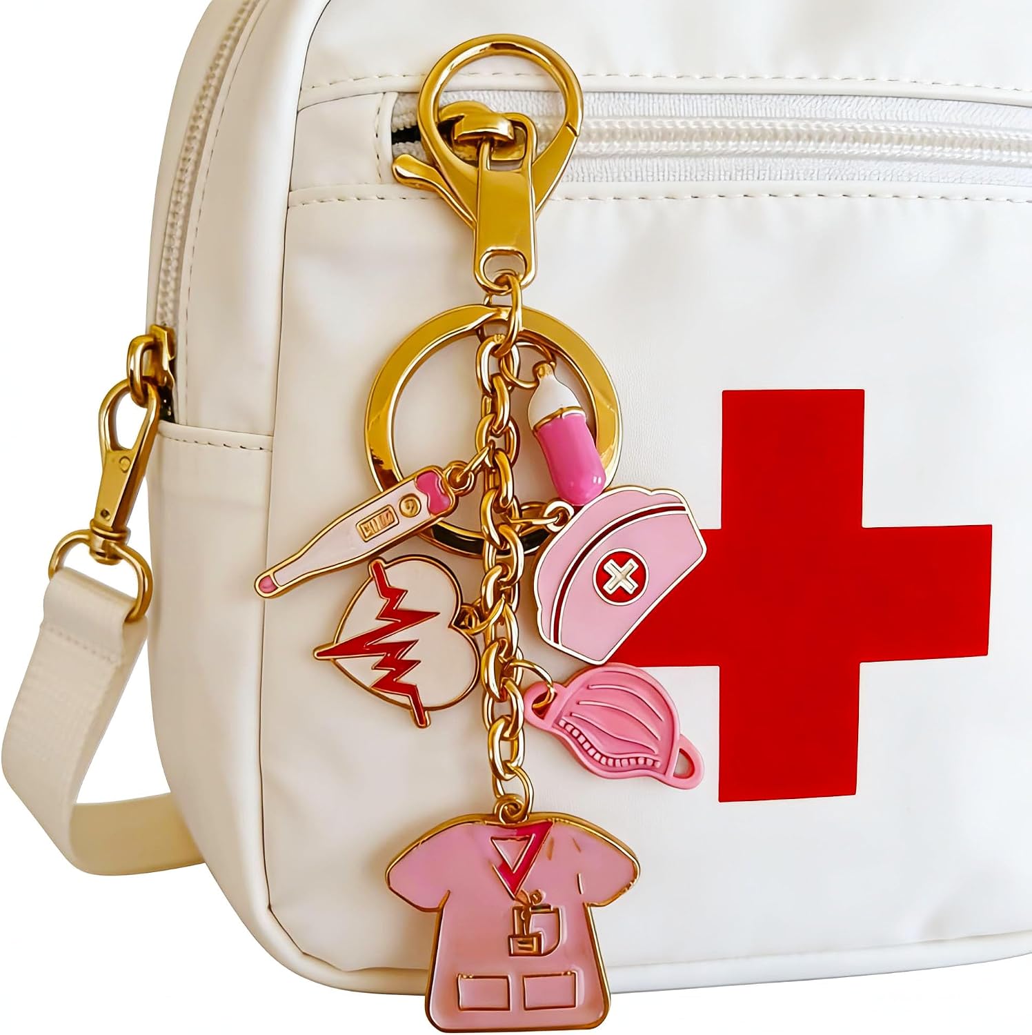 Meimimix Nurse Gifts for Women Nurse Keychain as Nursing Practitioner Gifts Graduation Nurses Week Gift