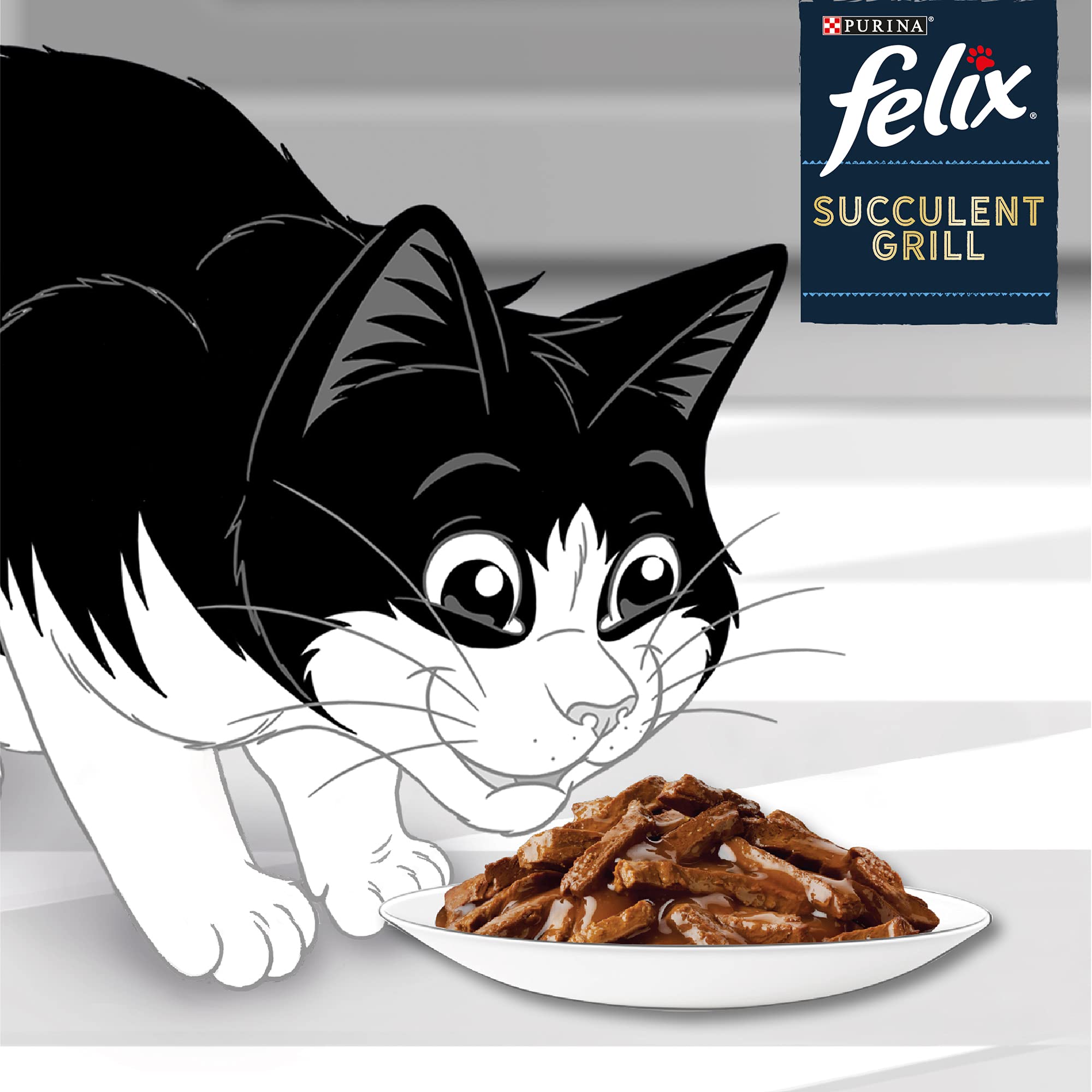 Felix Karma dla Kotów, Wołowina/Kurczak/Kaczka/Indyk, 6 x (12 x 80 g)