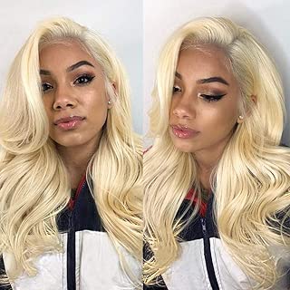 613 Blonde Hair Bundles with Closure 100% Brazilian Human Hair Body Wave Bundles with Lace Closure Virgin Hair 3 Bundles with Closure Body Wave Weaves Human Hair with Closures(16 18 20+14, 613) - coolthings.us