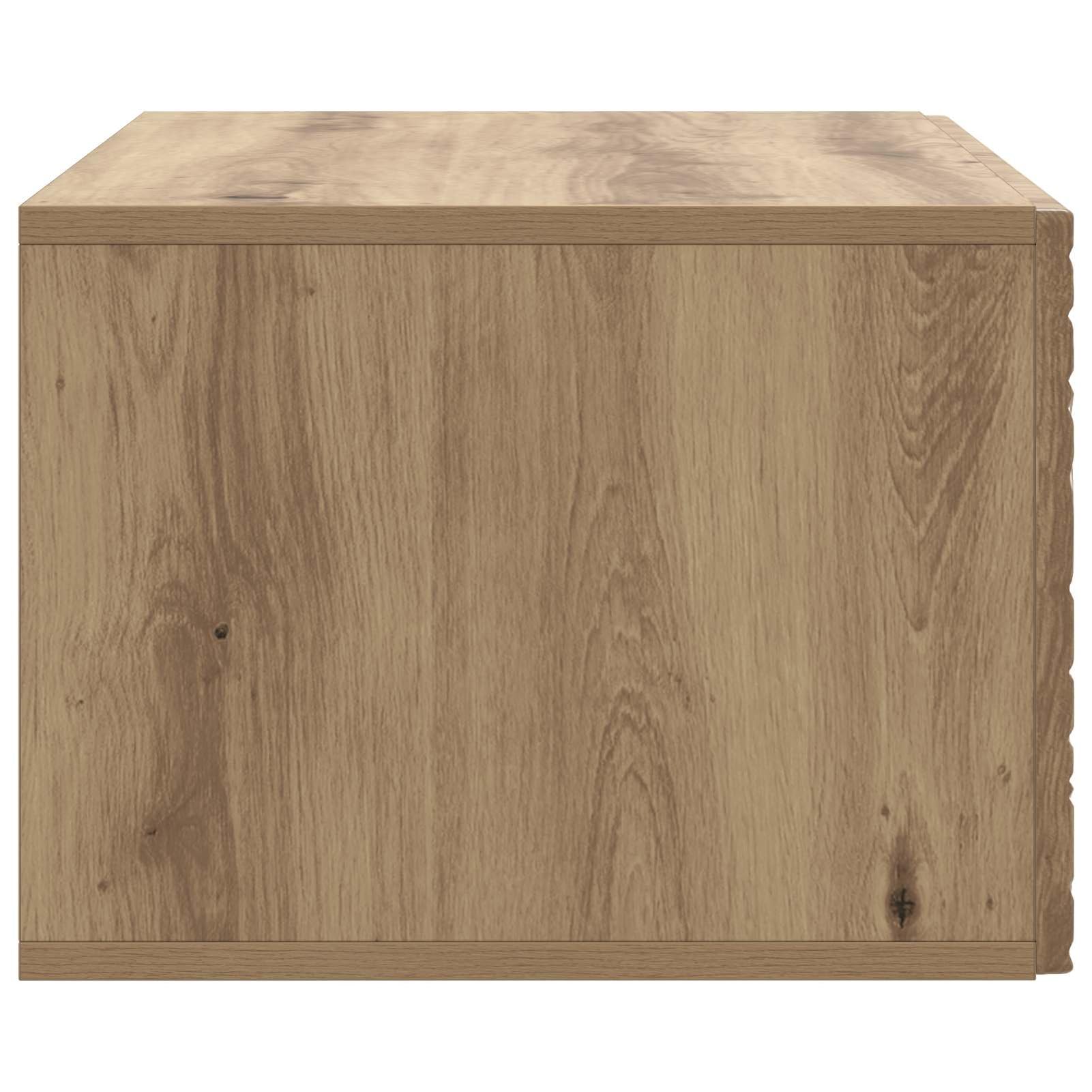 Gecheer Wandmontierter TV-Schrank 98 x 31 cm Artisan-Eiche, Fernsehschrank Fernsehtisch TV-Lowboard für Wohnzimmer Home-Cinema Gamerzimmer898904