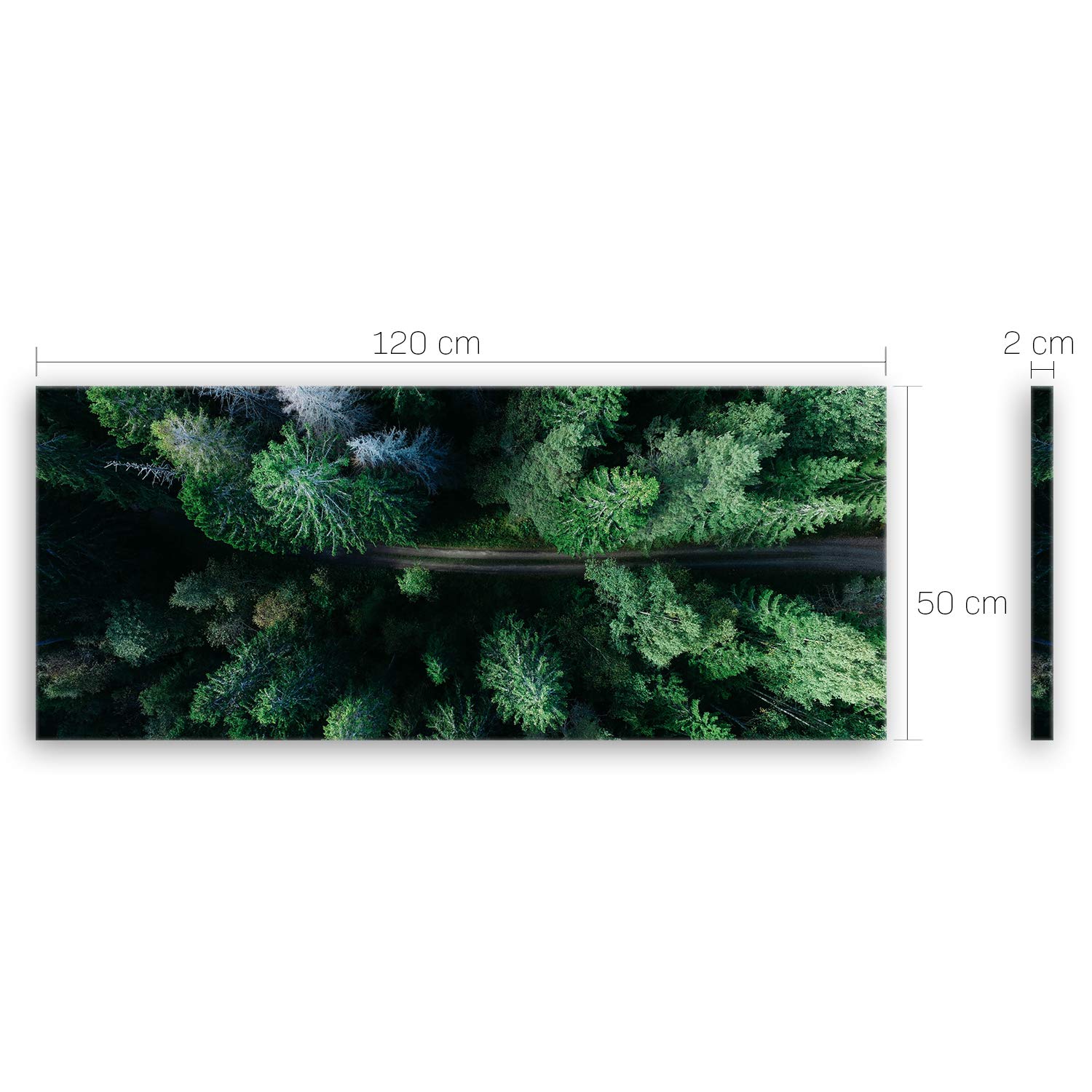 ge Bildet® Quadro su Tela di Alta qualità, Wood II- 3063