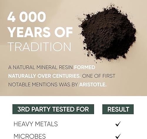 Miniatura 4 de Shilajit Shilajit en polvo crudo para hombres, extracto 101, bolsa de 5 onzas, extracto de polvo de ácido fúlvico, suplemento energético de apoyo