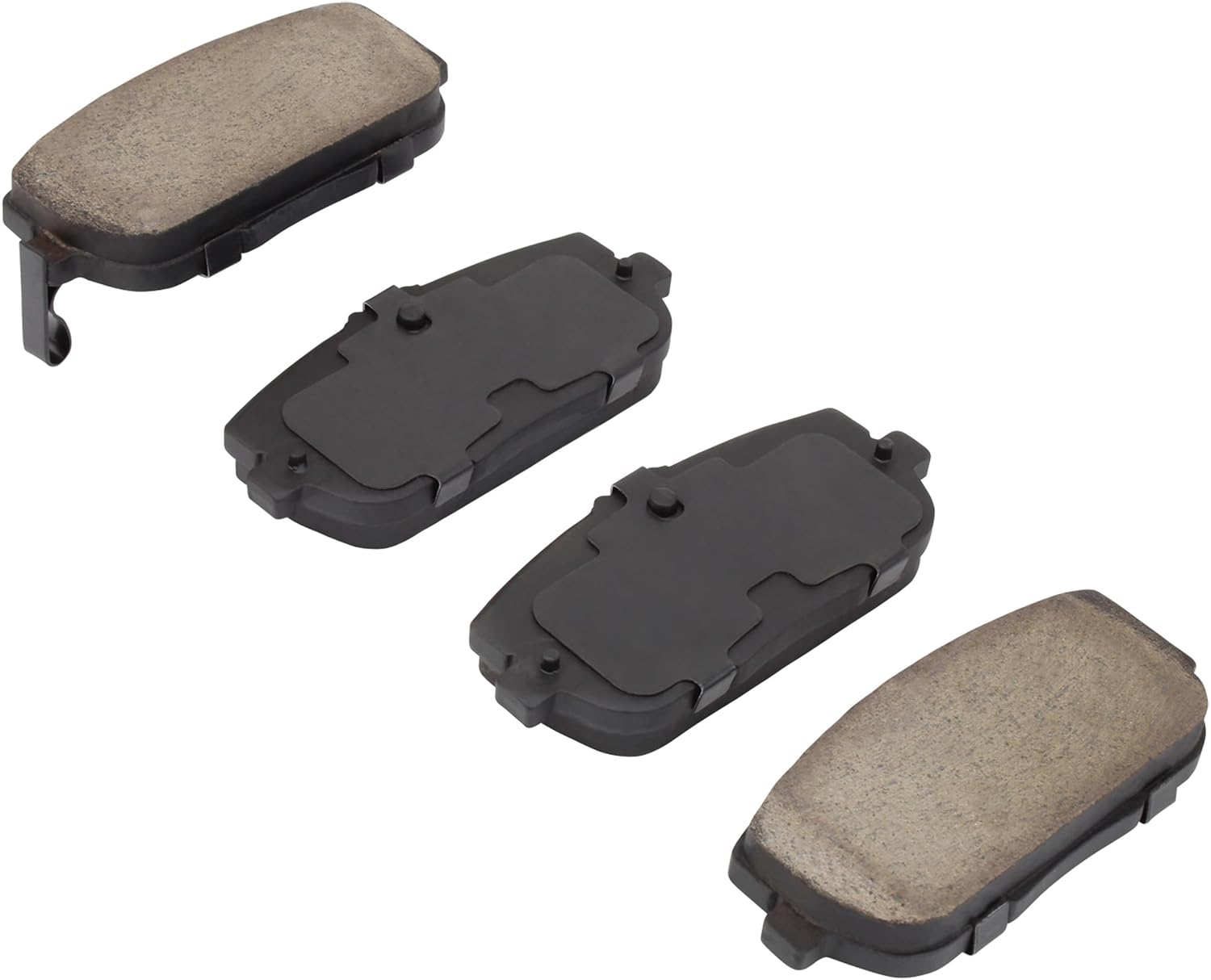 QUALITY-BUILT Rear Ceramic Brake Pads, Premium 1001-1180C, Compatible with 2006-2024 Fiat/Mazda (124 Spider,MX-5,MX-5 Miata)