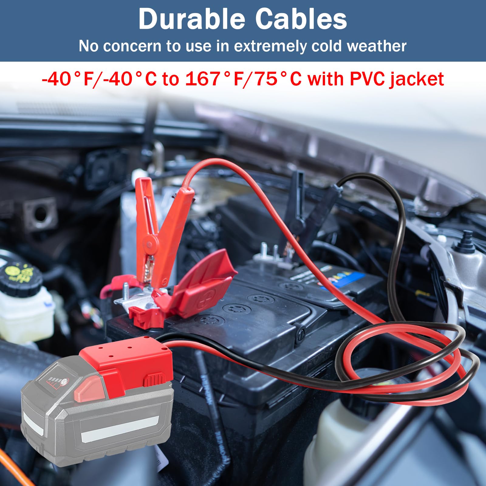 Cordless Tool Battery Adapter AFDLLDQM Cordless Tool Battery Jumper ...