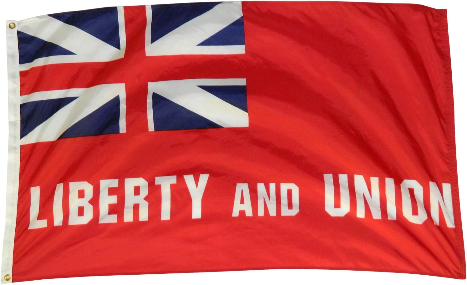 3x5' Historical Taunton 'Liberty and Union' Flag, Durable All-Weather Nylon, Reinforced Fly End Stitching, Proudly Made in the USA (3x5')