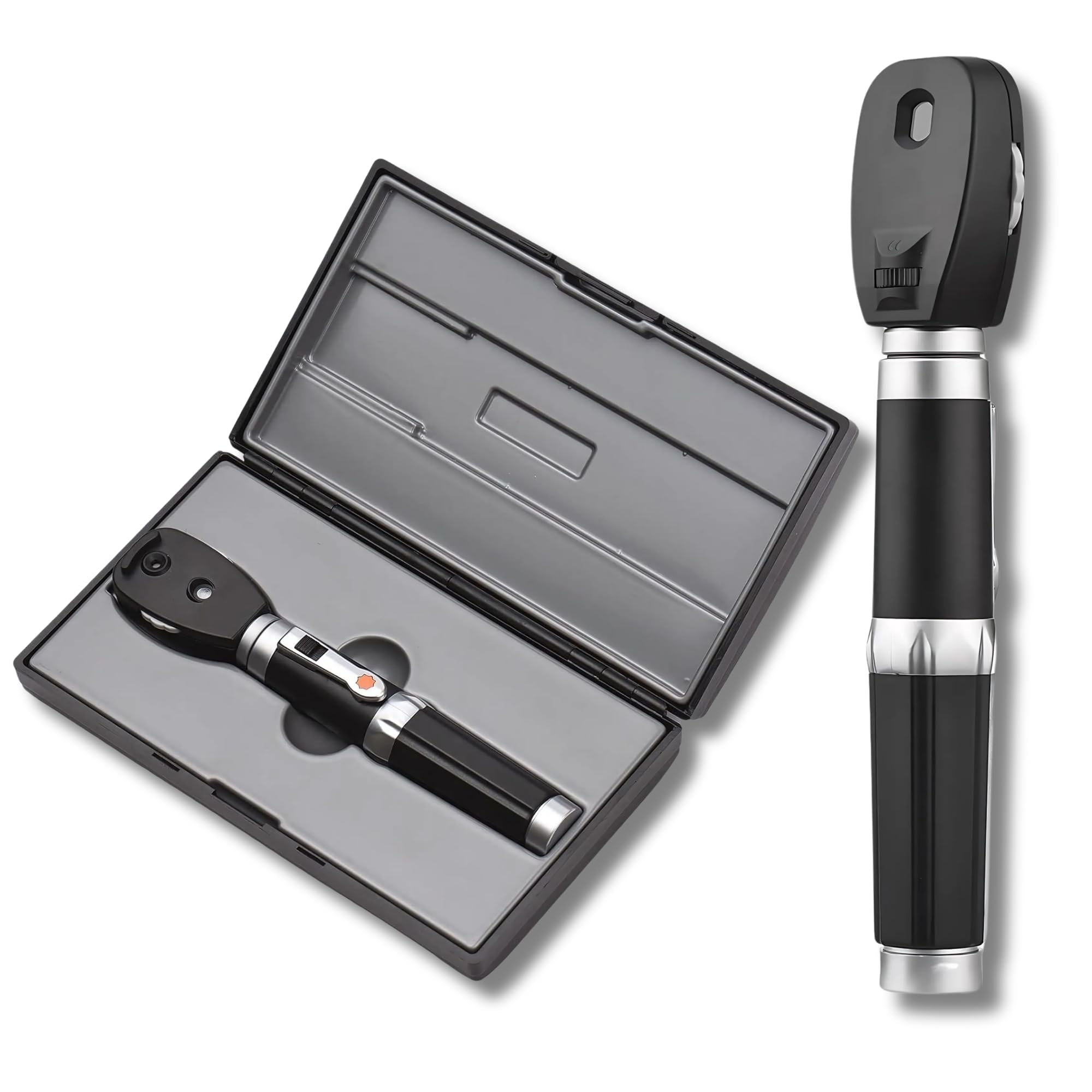 Medono India Direct Ophthalmoscope OP-10 Portable, Direct Ophthalmoscope With 5 Different Apertures, Ophthalmoscope Diagnostic Set For Eyes, For Doctors, Nurses, & Students
