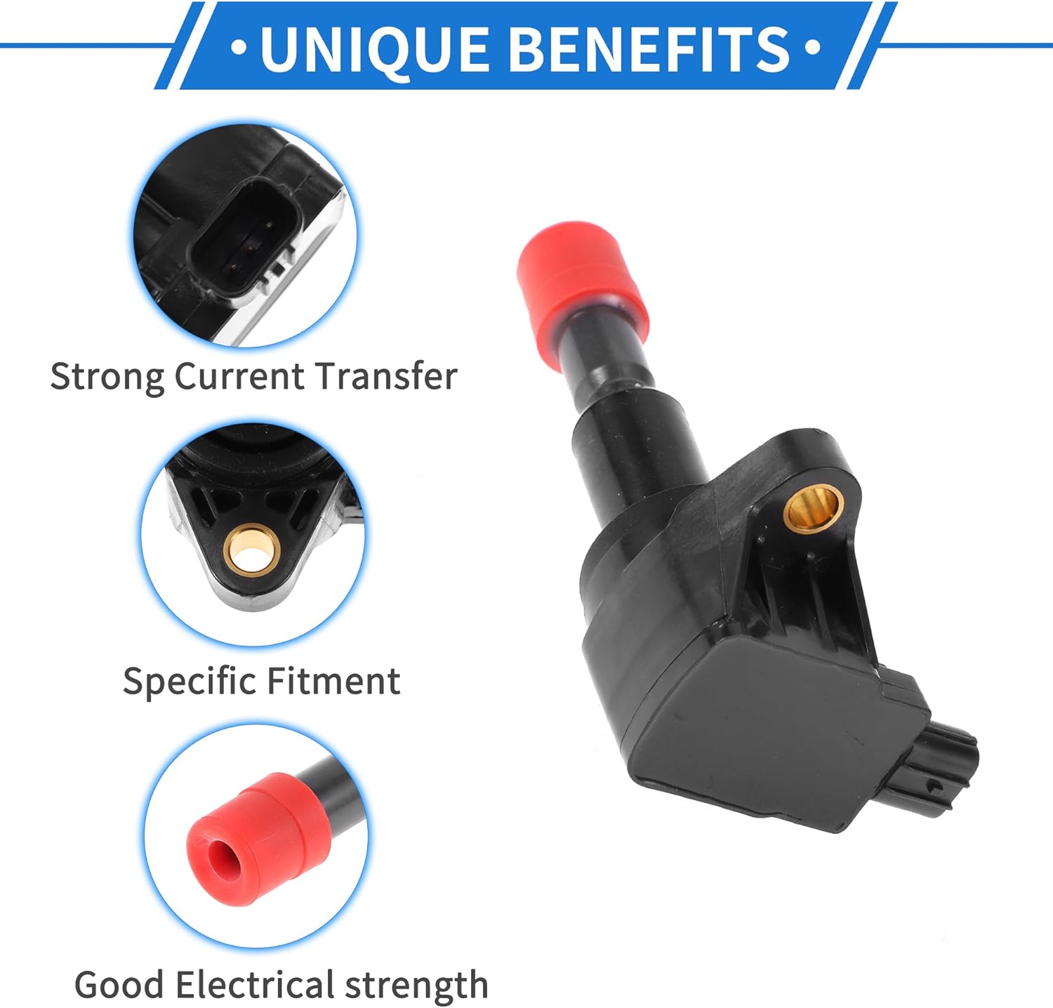 Ignition Coil for Honda CR-Z 1.5L L4 2011-2014 Ignition Coil Pack Auto Accessories 4 Pcs